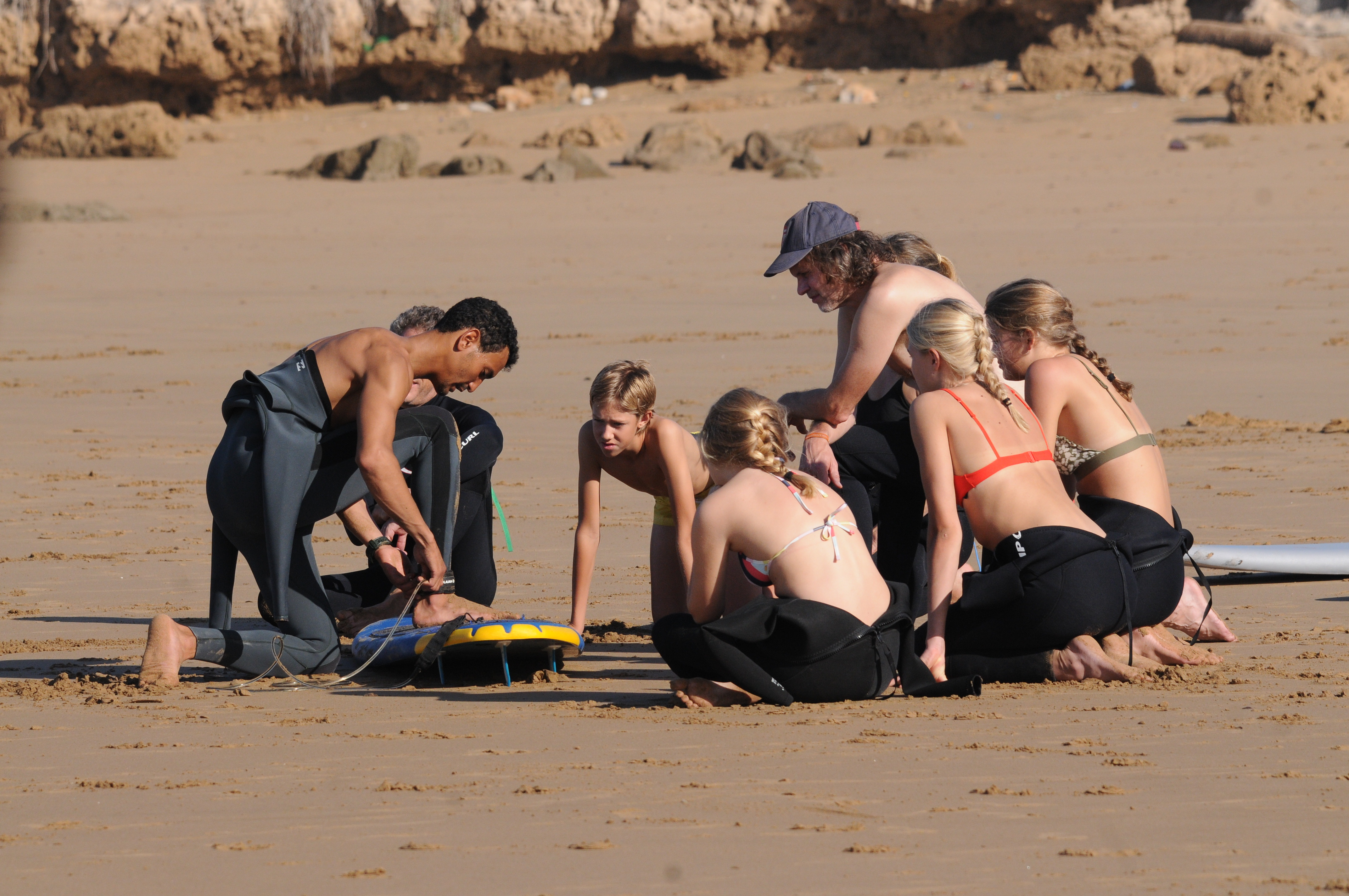 family Surf lesson